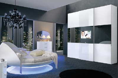 Camere da letto moderne Anta LED